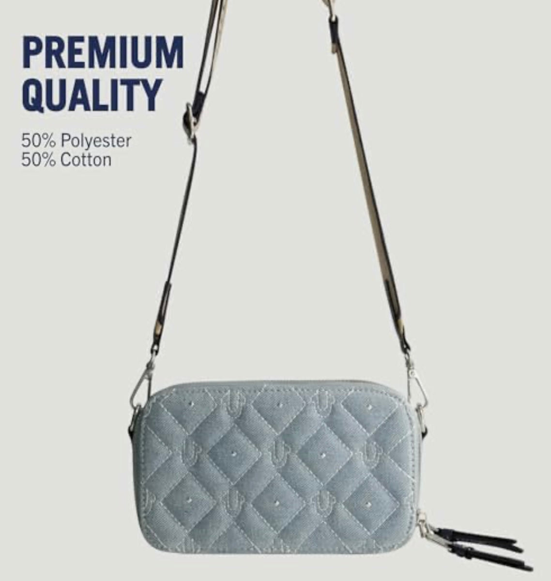 Bolsa Crossbody True Religion – Mezclilla claro ORIGINAL