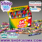 Crayones Crayola, 64 quilates, útiles de regreso a la escuela para niños, artículos para maestros, regalo