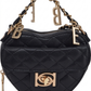 Bebe Heart Crossbody Negro