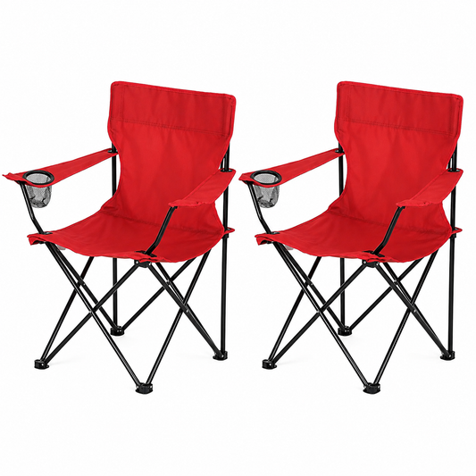 2 Sillón Con El Logotipo De Academy Sports + Outdoors color Rojo