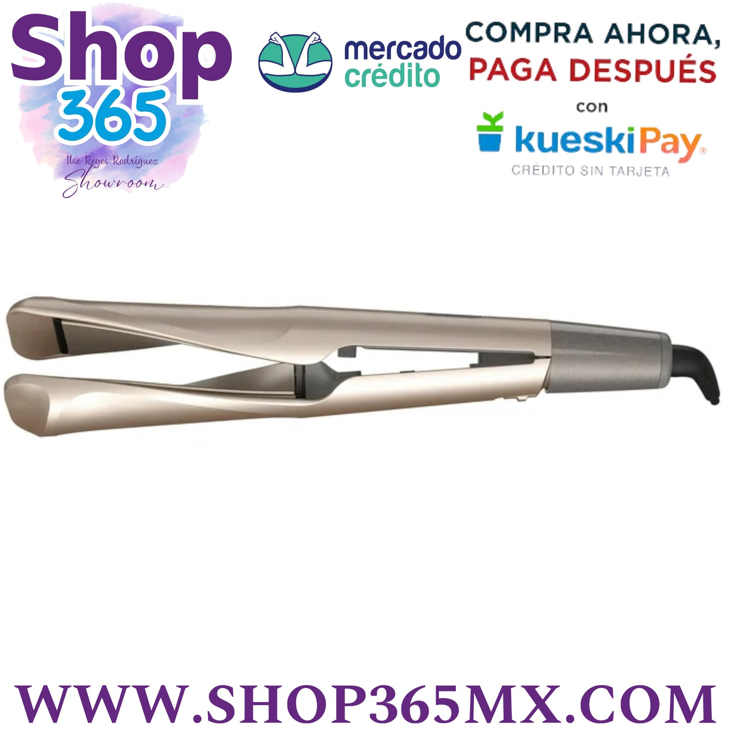 Remington Multi-Styler Pro de 1" con Tecnología Twist & Curl, Champán/gris, S16A11