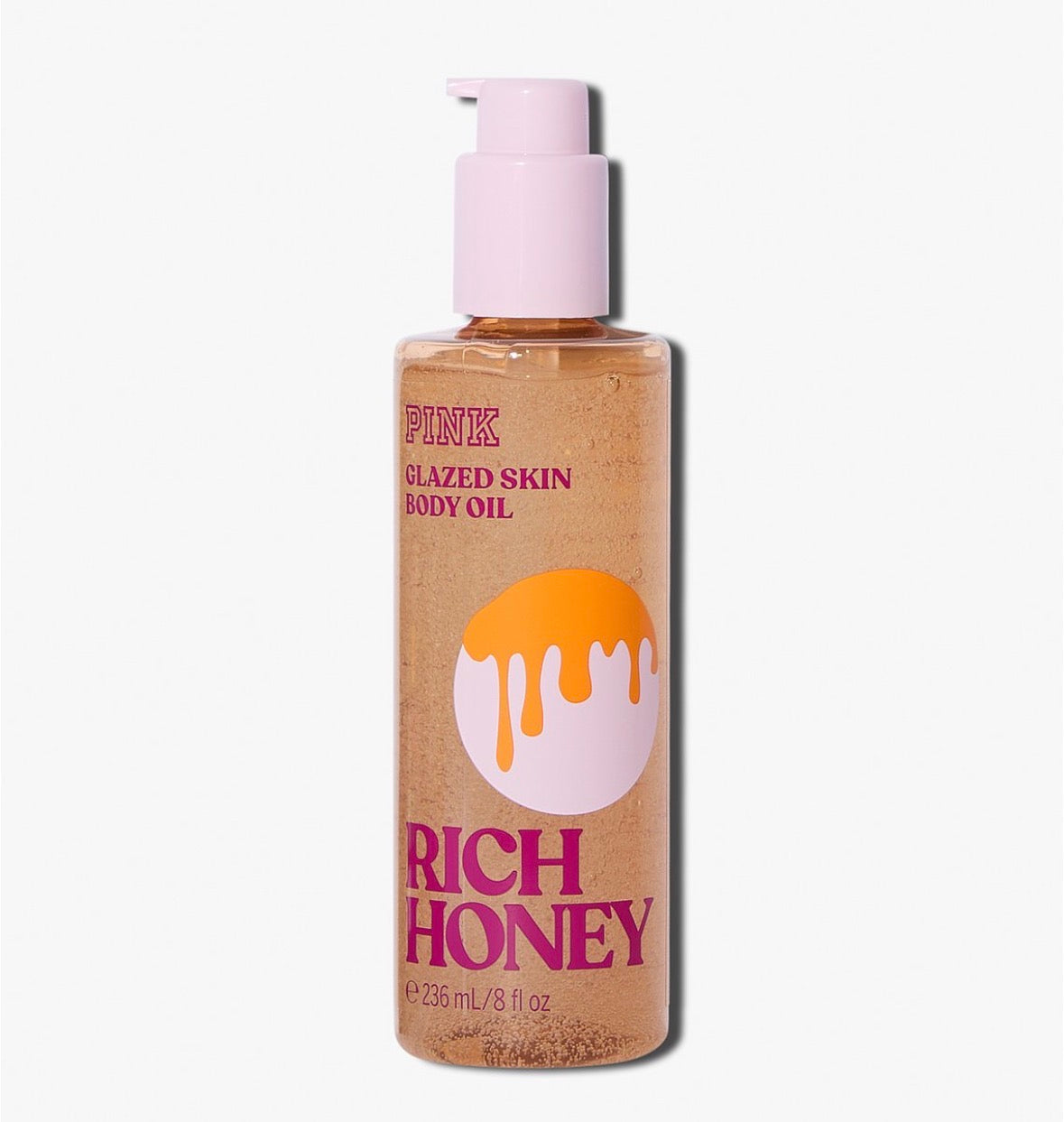 Pink Glazed Skin Body Oil Rich Honey