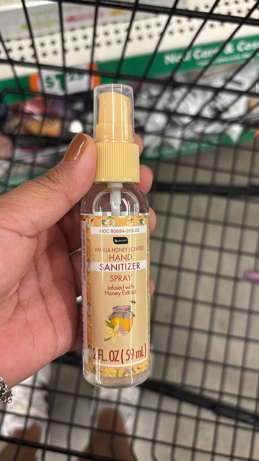 Bpure Hand Sanitizer Spray Vanilla Honey Spray