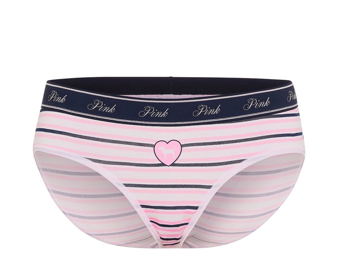 PINK by Victoria’s Secret Panty Hipster a Rayas Rosa 💗