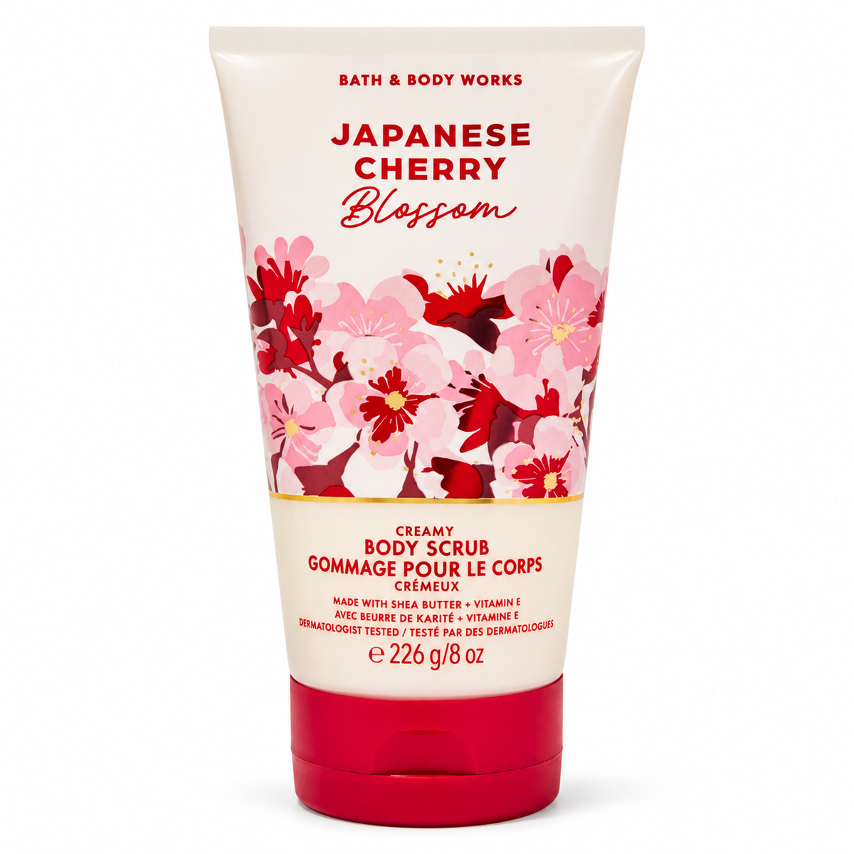 Exfoliante Corporal Cremoso Japanese Cherry Blossom Bath & Body Works, 226 g