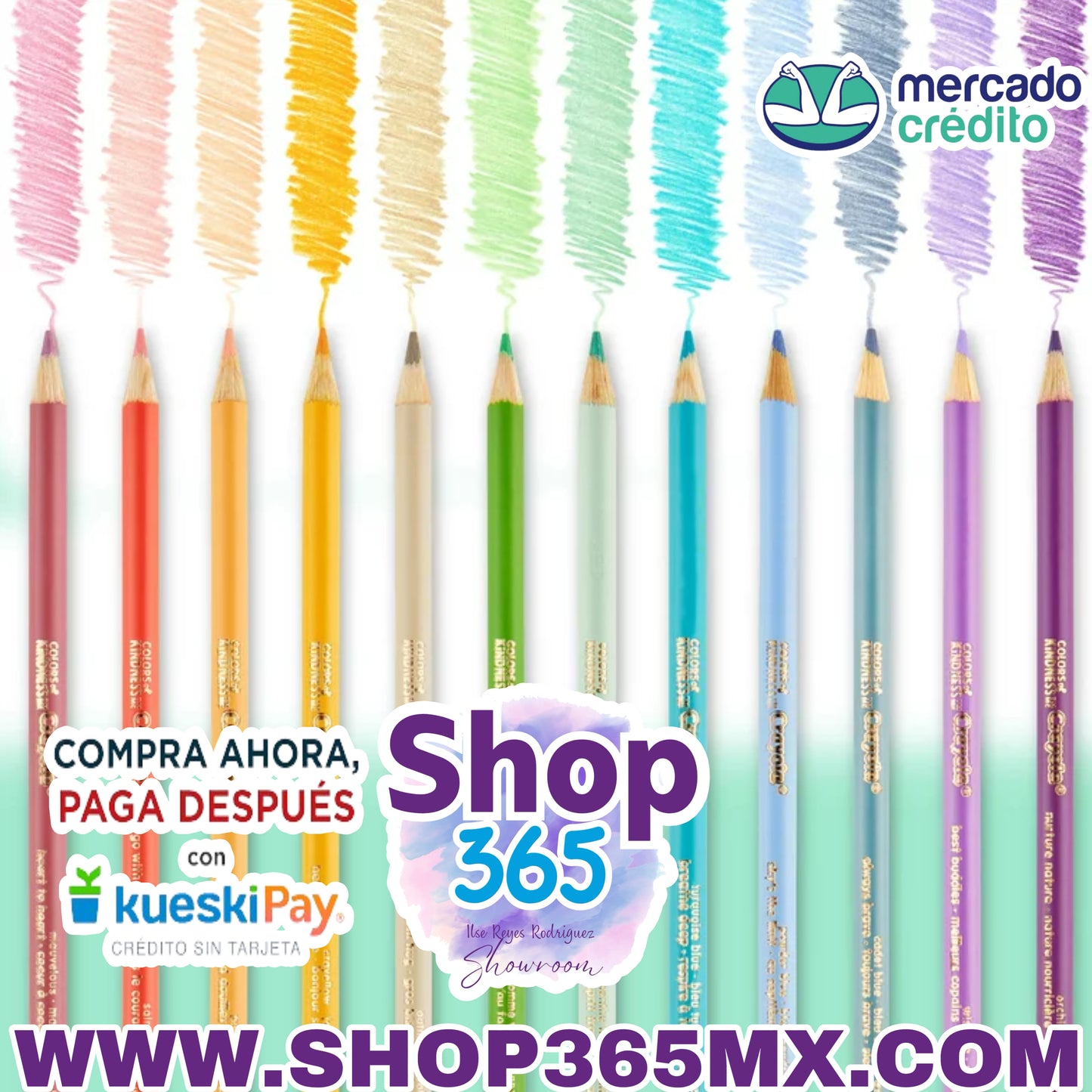 Lápices de colores Crayola Colors of Kindness, útiles escolares, 12 unidades, niño principiante