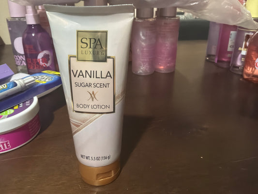 Spa Luxury Vanilla Sugar Scent Body Lotion