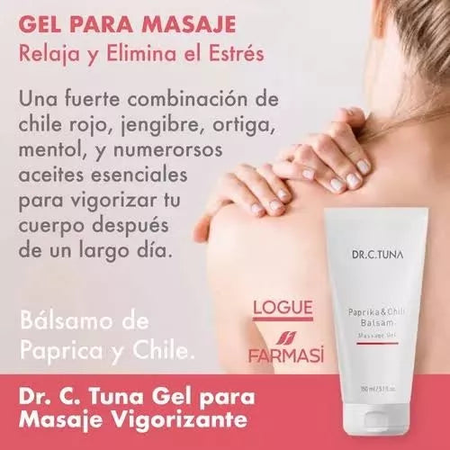 Gel de Masaje Bálsamo de Pimentón y Chile