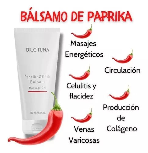 Gel de Masaje Bálsamo de Pimentón y Chile