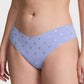 Victoria’s Secret Panty Seamless Azul Lavanda con Logo VS