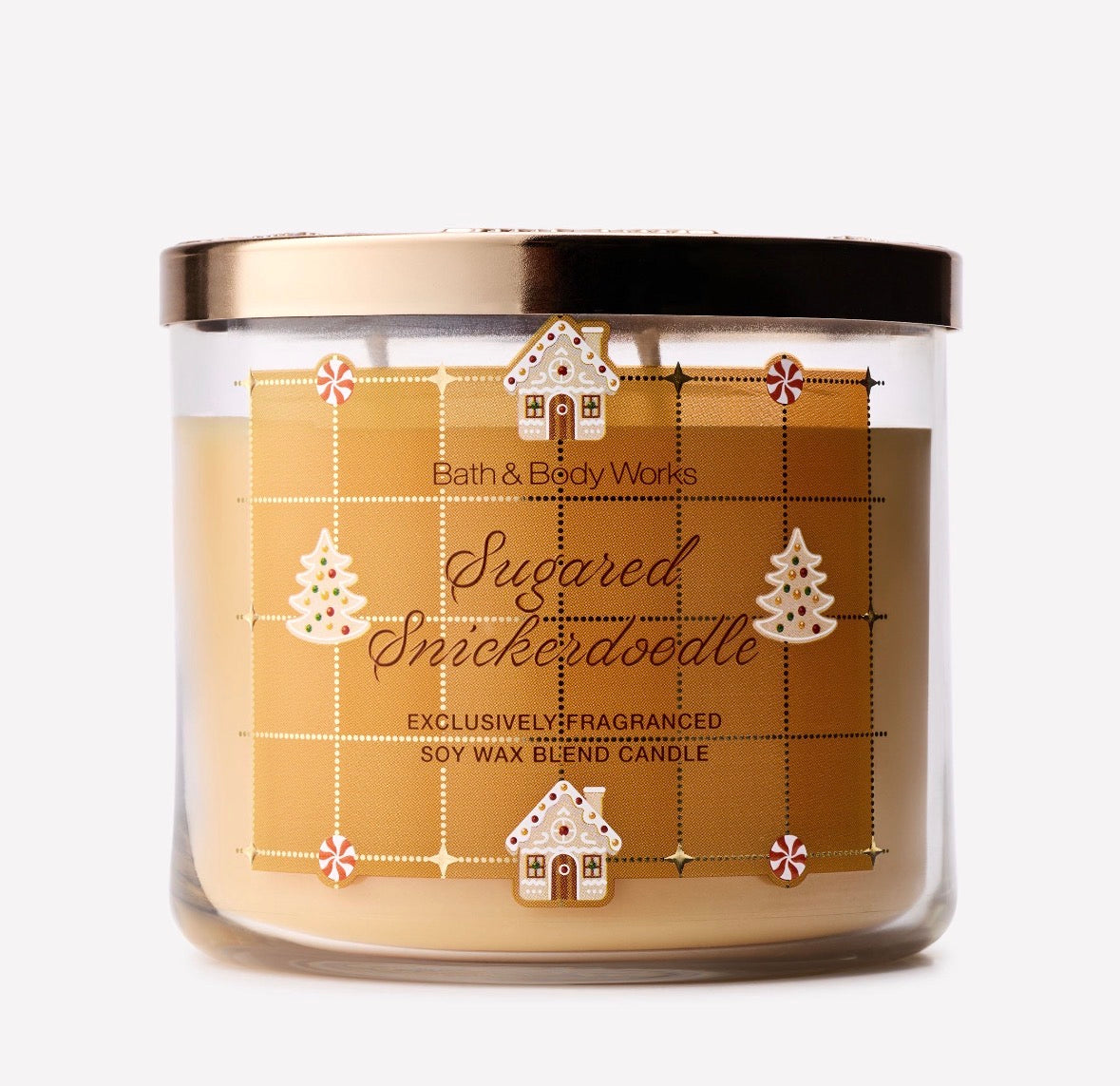 Sugared Snickerdoodle Vela 3 Mechas Bath & Body Works 411 g