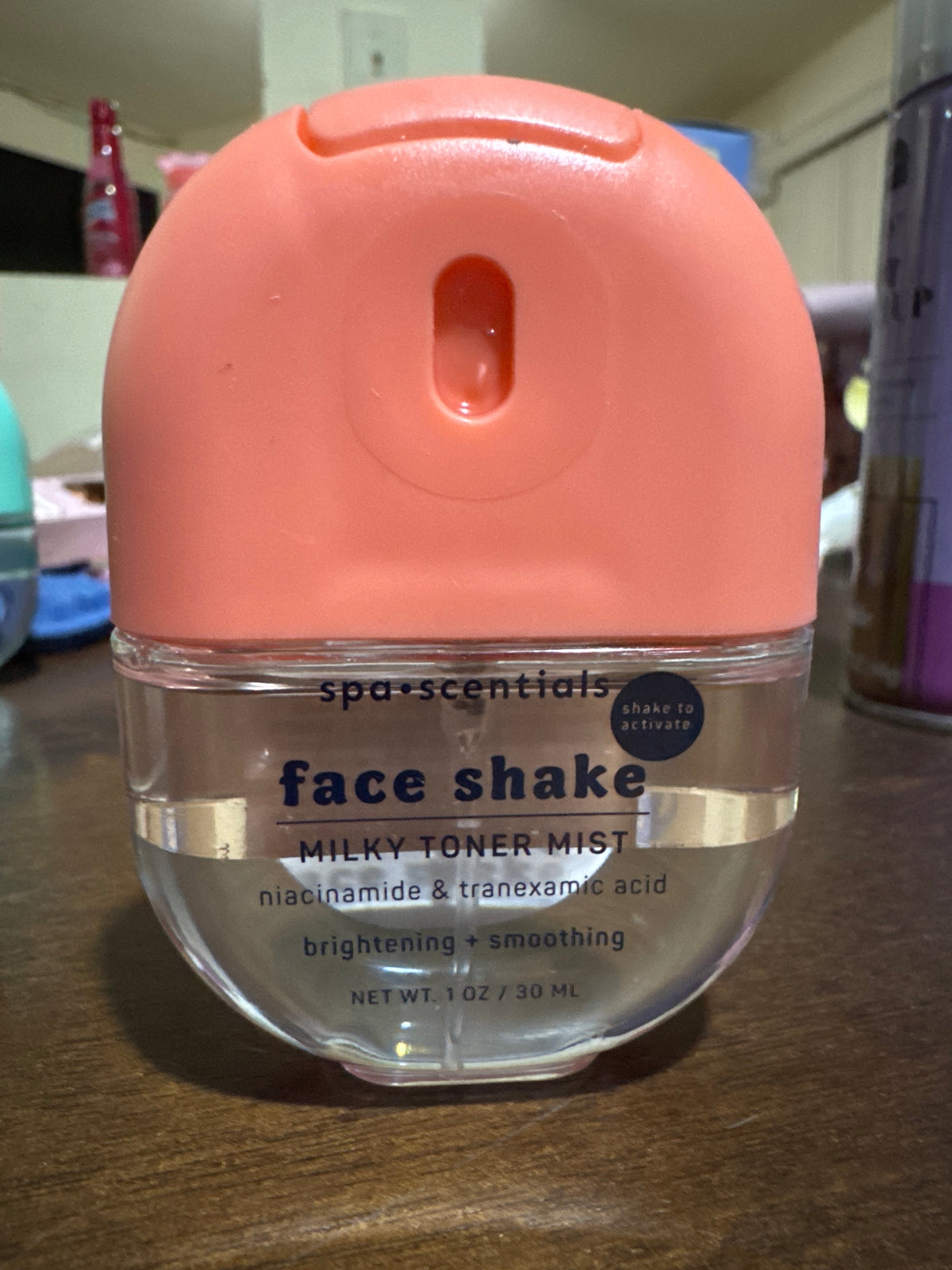 Spa scentials face Shake milky toner mist