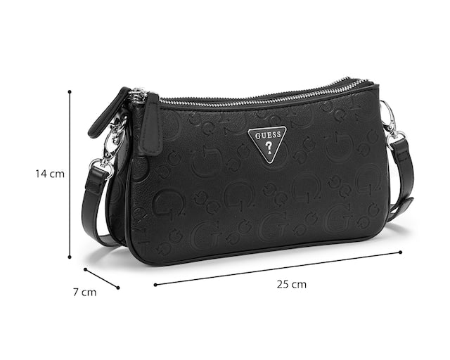 Shoulder Bag / Crossbody GUESS Negra con cadena