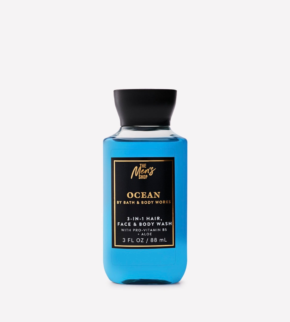 Bath & Body Works Ocean Mini 3 en 1 88 ml | Shampoo, Limpiador Facial y Gel Corporal para Hombre