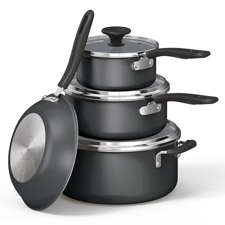 Tramontina Primaware Juego de Utensilios de Cocina Antiadherentes de 18 Piezas, Asfalto