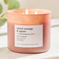 Vela Sweet Orange & Agave 3 Mechas Bath & Body Works White Barn – 14.5 oz / 411 g