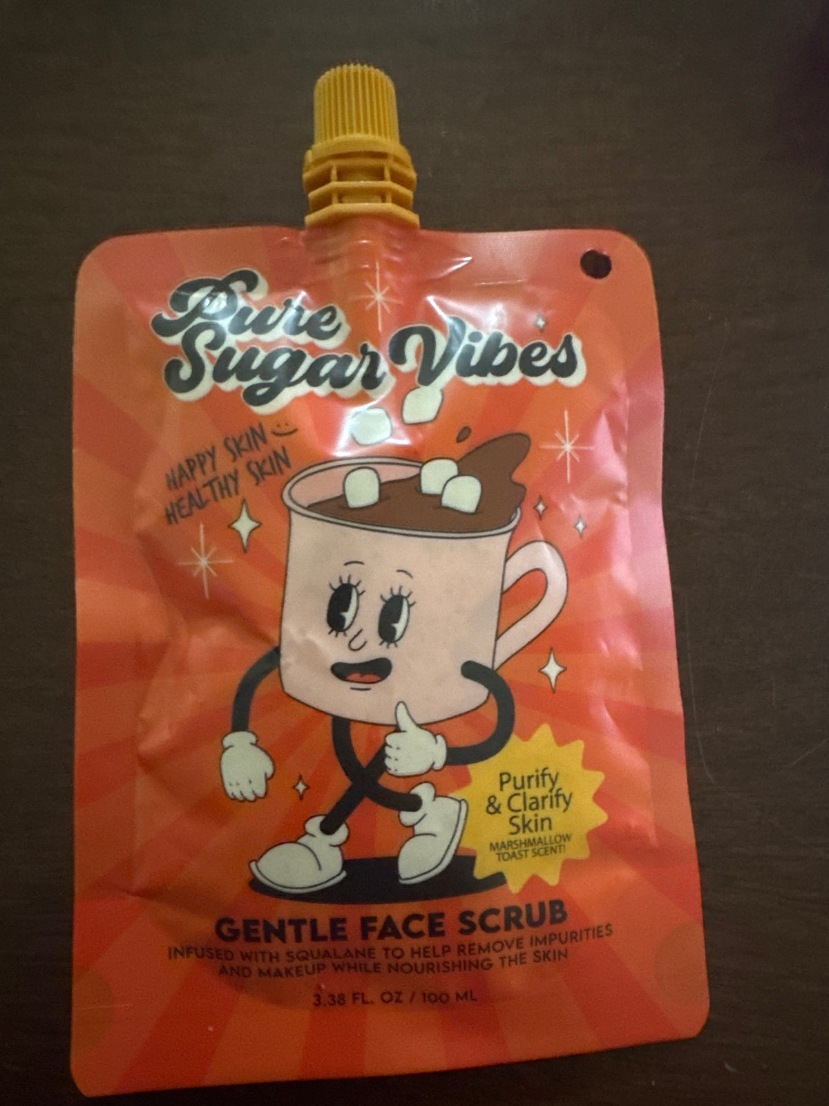 Happy skin Healty skin Pure Sugar Vibes Gentle Face Scrub