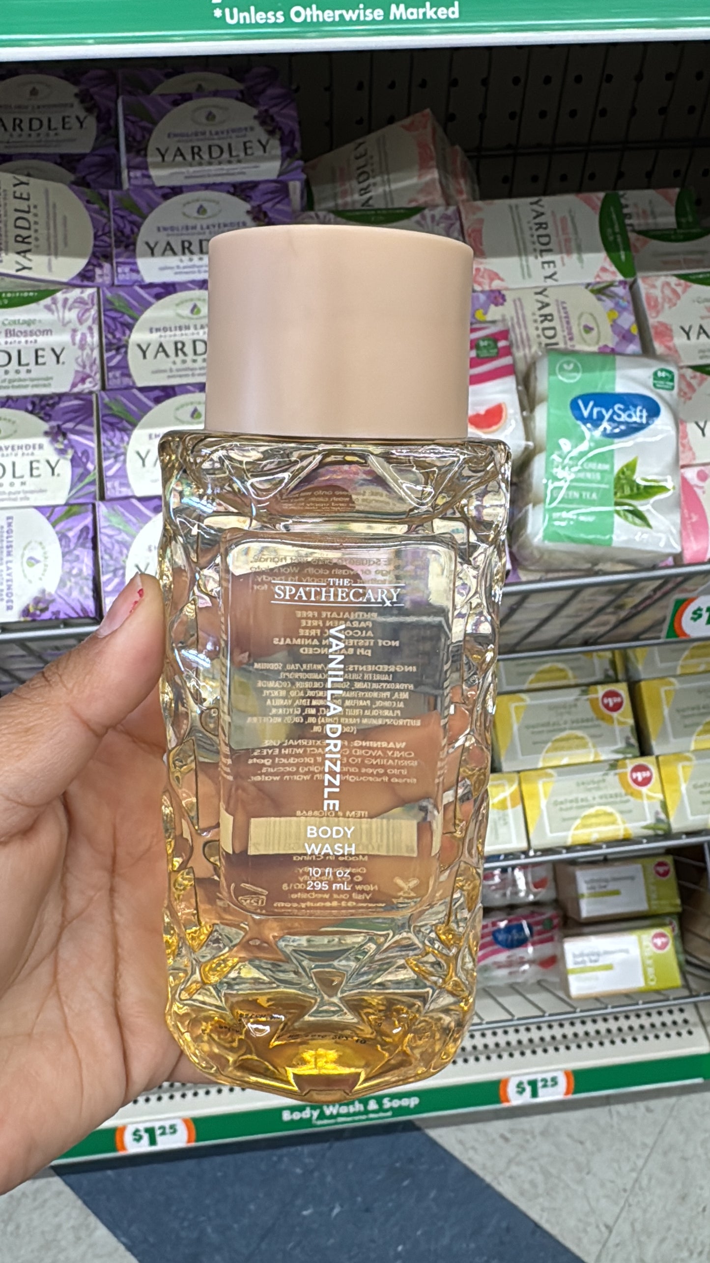 The spathecary body Wash Vanilla drizzle