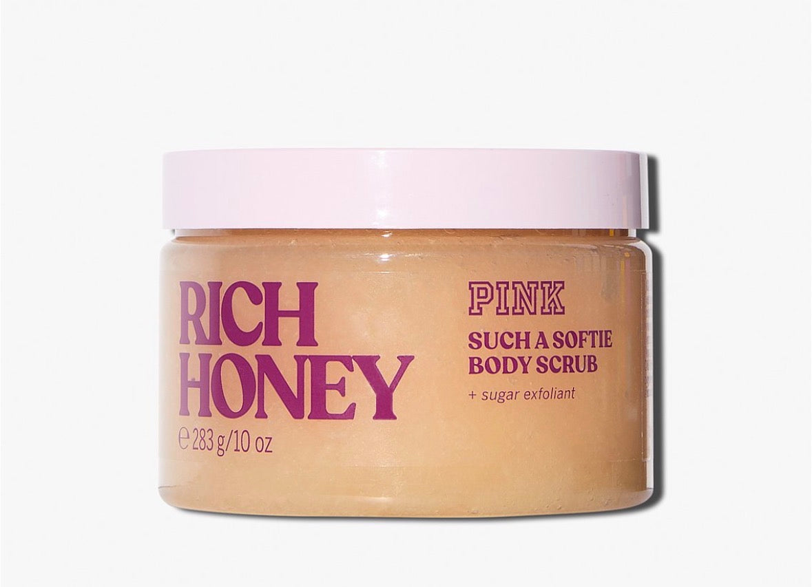 Pink Such & Softie Body Scrub + exfoliant Sugar Rich Honey