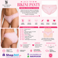 Victoria’s Secret Lace-Trim Stripe Bikini Panty – Rosa y Blanco 🎀