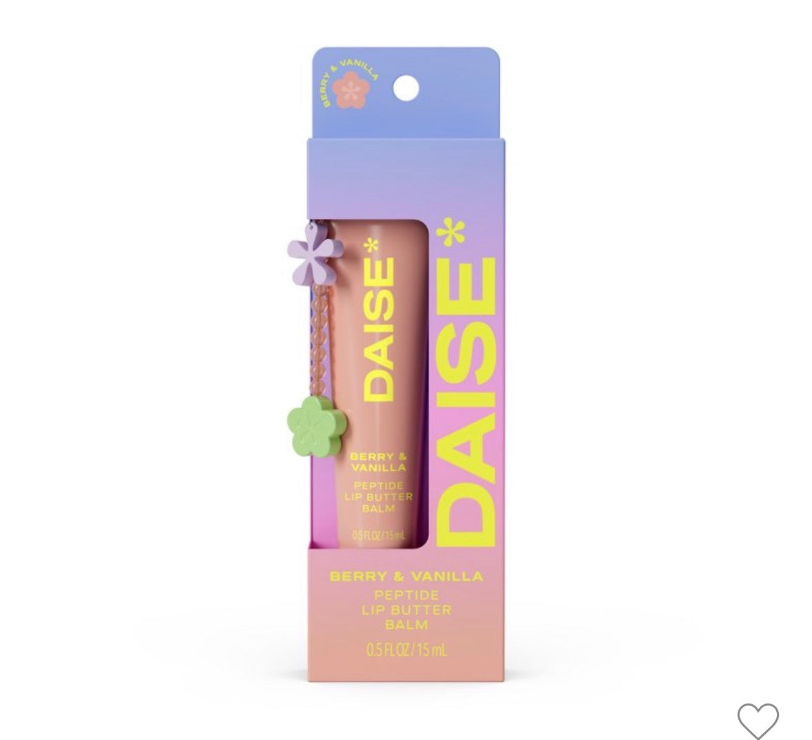Daise Berry & Vanilla Peptide Lip Butter Balm 15 ml – Bálsamo Labial con Péptidos