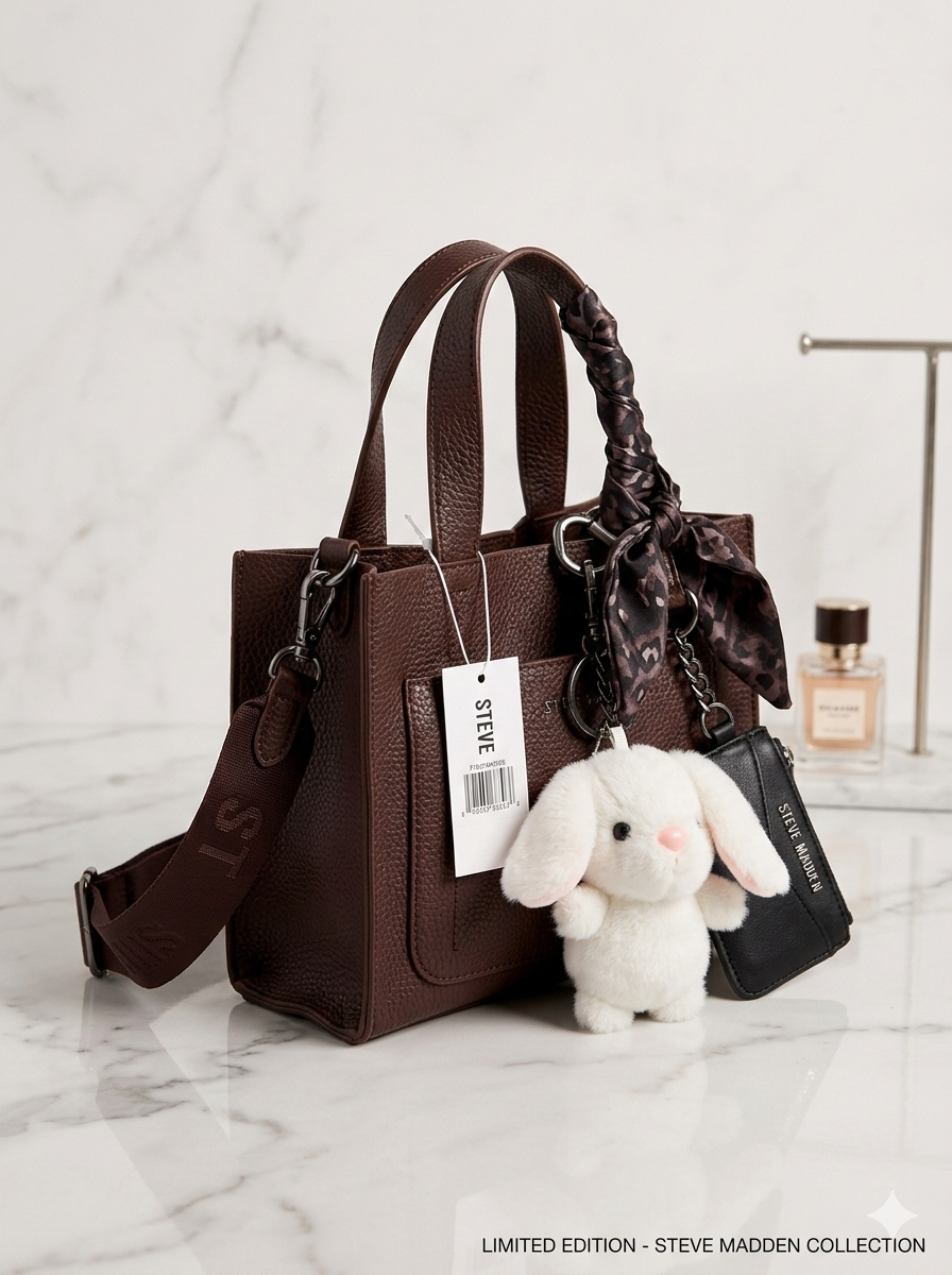 Mini tote Steve Madden Café