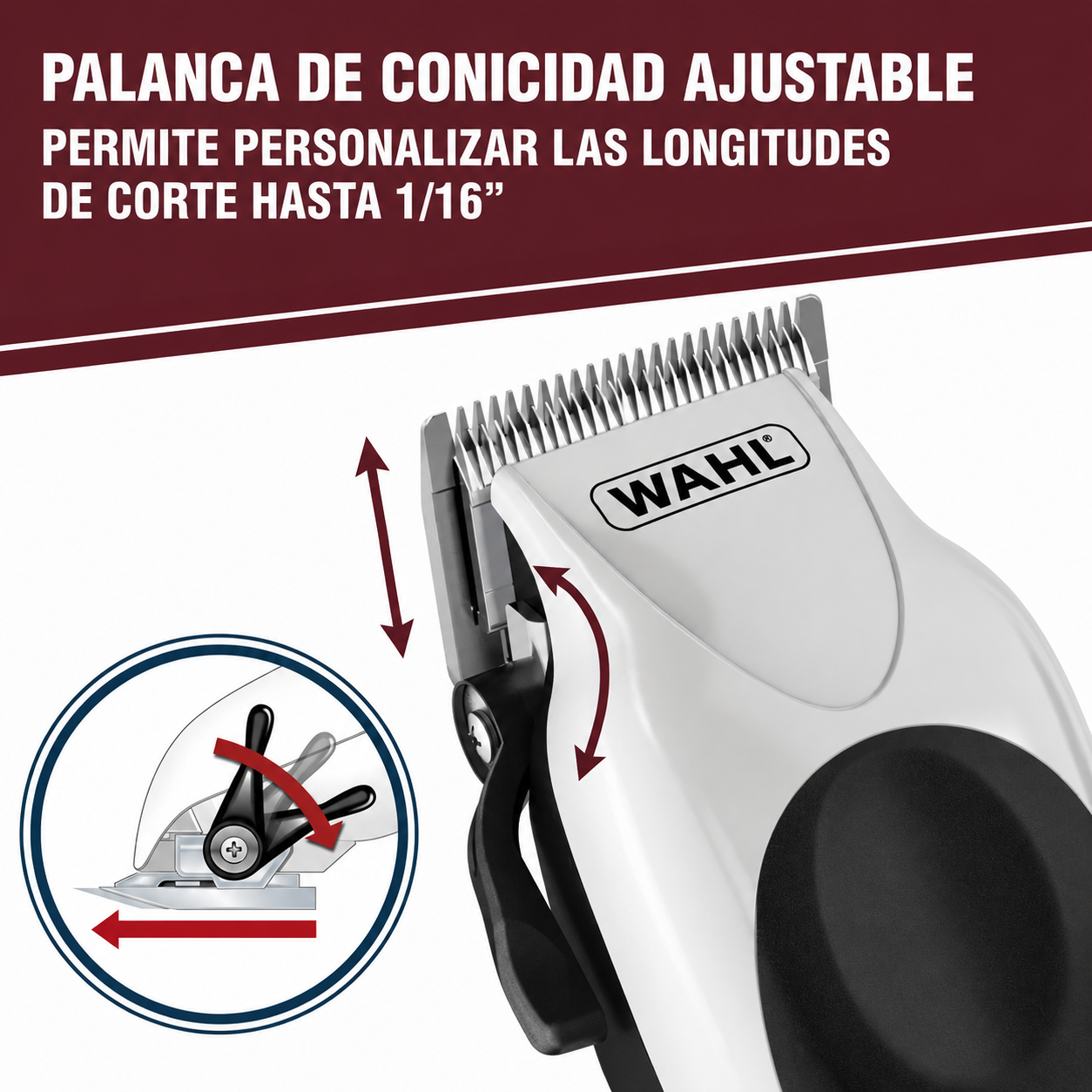 Wahl Kit de Corte de Pelo Color Pro Plus, Power-Drive, con Cable - 79752T