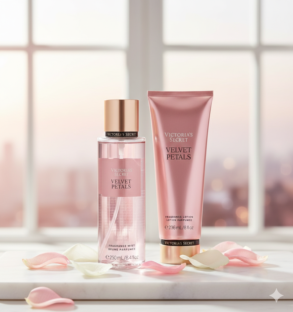Set Victoria's Secret Velvet Petals - Fragancia y Loción