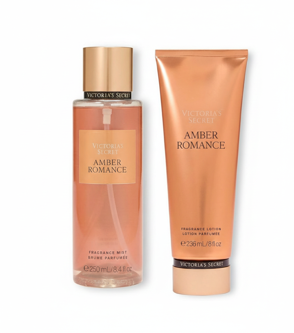 Set Victoria's Secret: Amber Romance – Calidez y Seducción Infinita