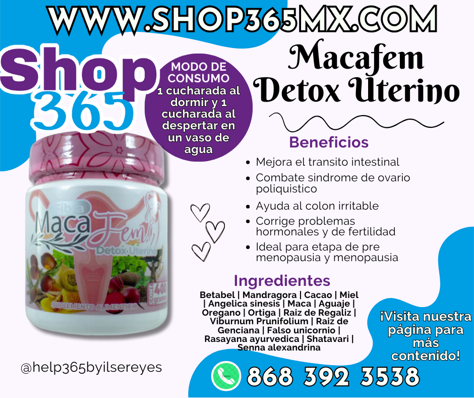 Macafem Detox Uterino