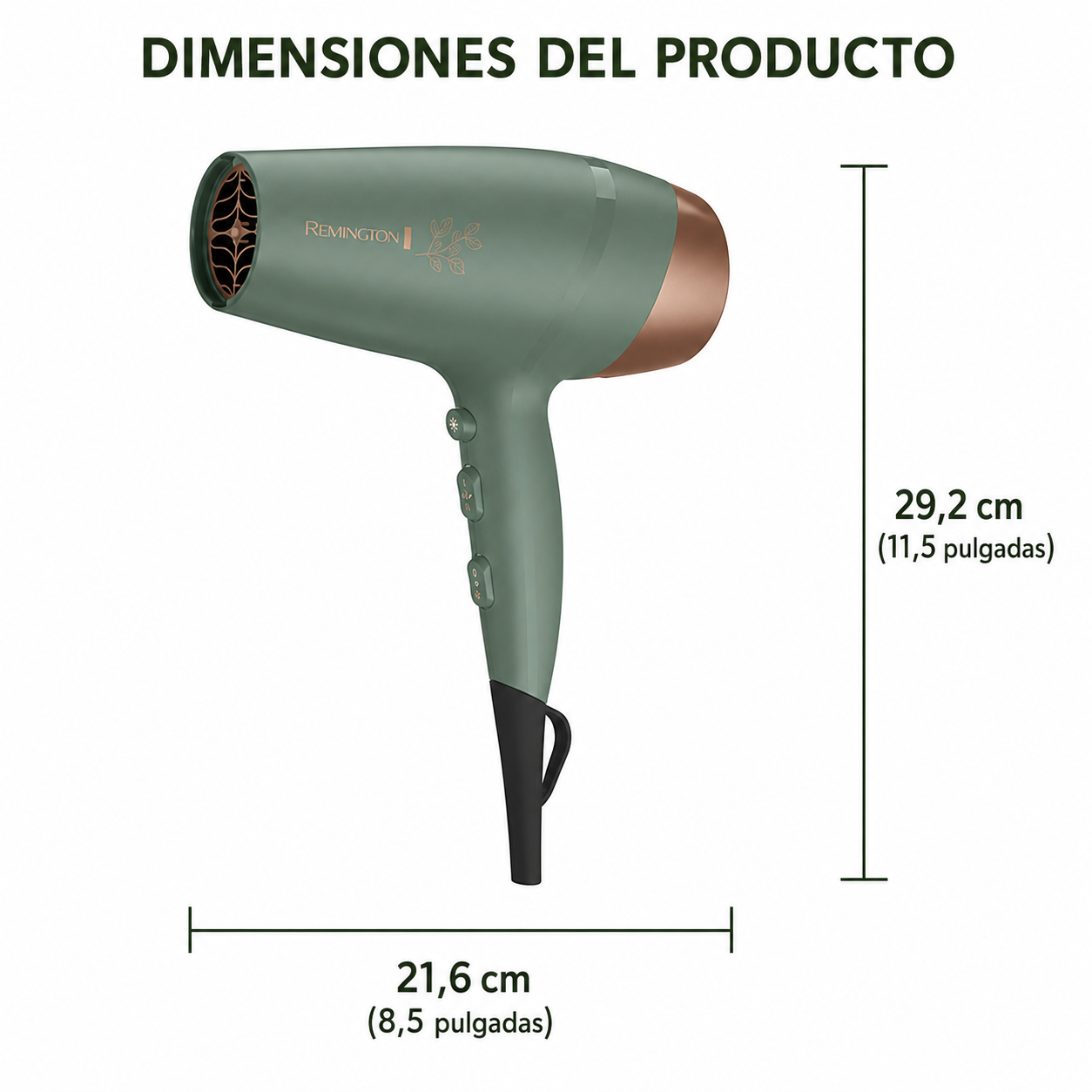 Remington Botanicals Secador de Cabello