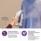 BLACK+DECKER Professional Steamer with Stainless Steel Sole and Extra Long Cord, Purple, IR1350S