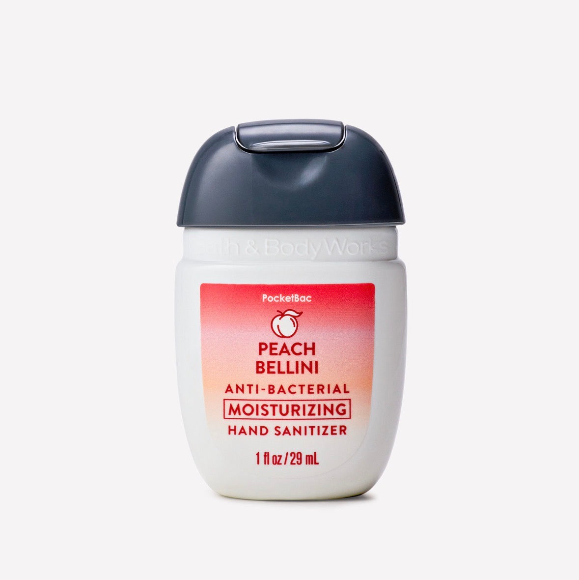 Bath & Body Works Peach Bellini PocketBac Antibacterial Hidratante 29 ml