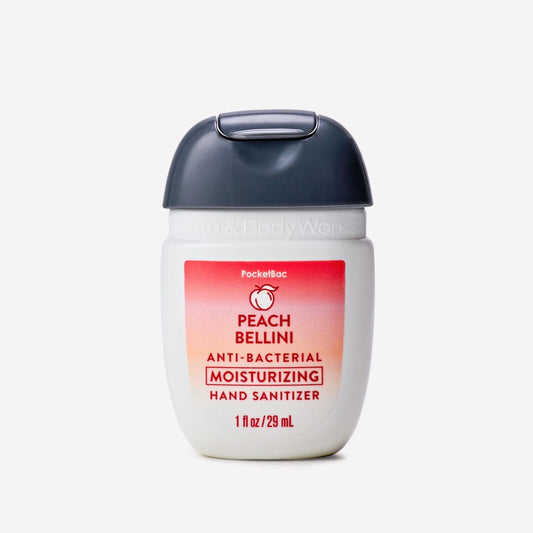Bath & Body Works Peach Bellini PocketBac Antibacterial Hidratante 29 ml