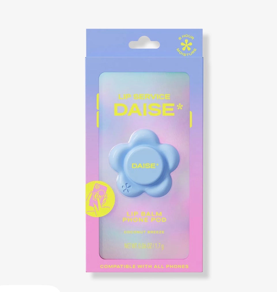 🥥 DAiSE Lip Service Lip Balm Phone Pod Coconut Breeze 1.7 g