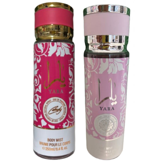 Body Mist Dúo Yara + Yara Candy