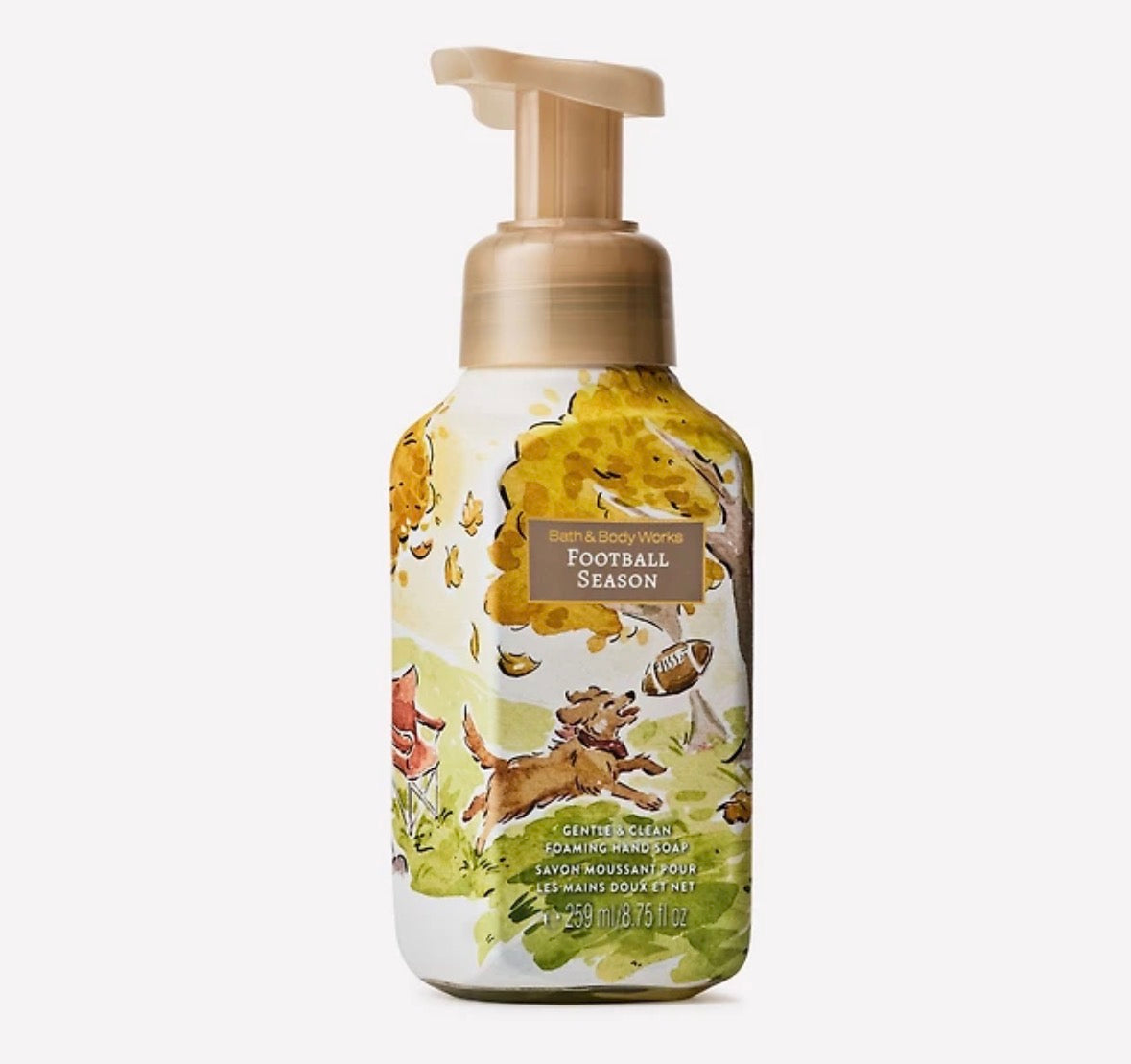 Jabón Espumoso Football Season Bath & Body Works 259 ml | Gentle & Clean