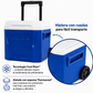 Igloo Hielera Rígida de 16 QT Laguna con Ruedas, Azul
