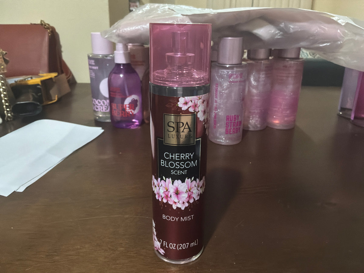 Spa Luxury Cherry blossom Scent Body Mist