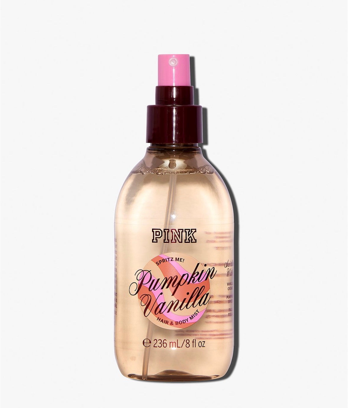 Pink Spritz me Hair & Body Mist Pumpkin Vanilla