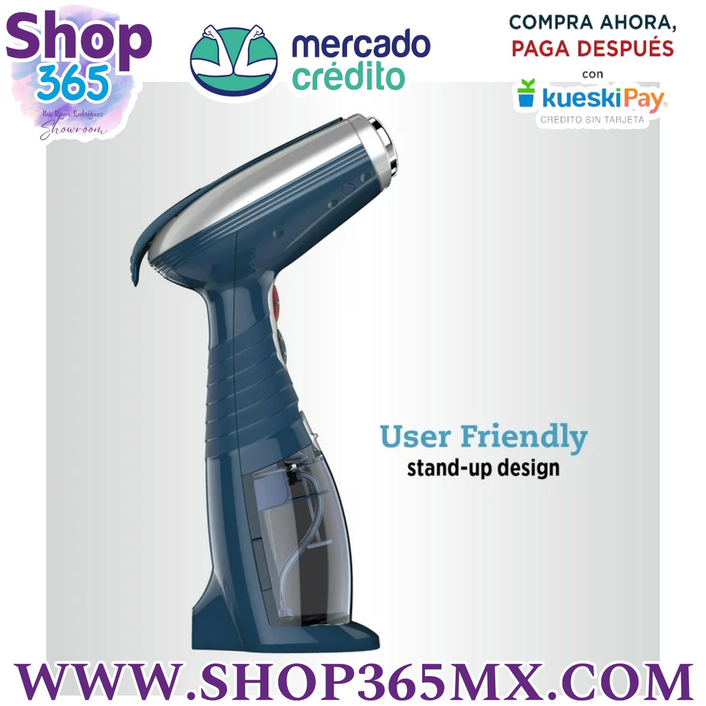 Conair Vapor de Ropa Portátil para Ropa, Turbo ExtremeSteam 1550W, Diseño Portátil de Mano, Vapor Penetrante Fuerte GS38R