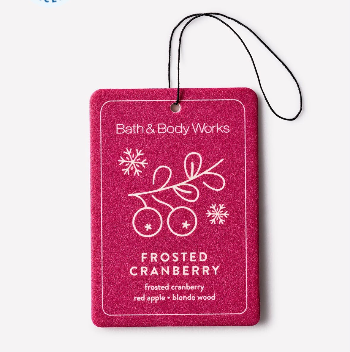 Bath & Body Works Frosted Cranberry Car Fragrance Refill – Repuesto Aroma para Auto