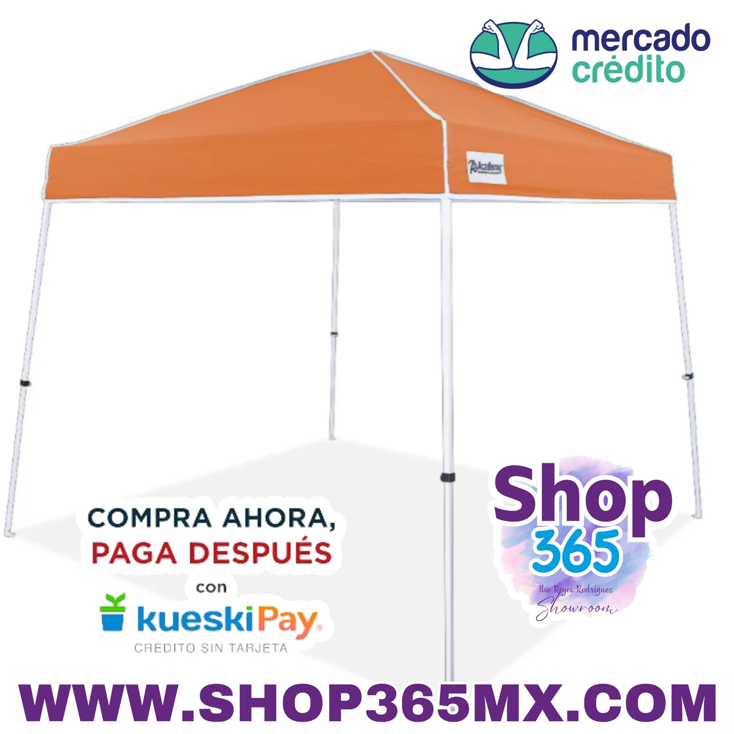 El toldo con patas inclinadas Easy Shade de 3 m x 3 m de Academy Sports + Outdoors