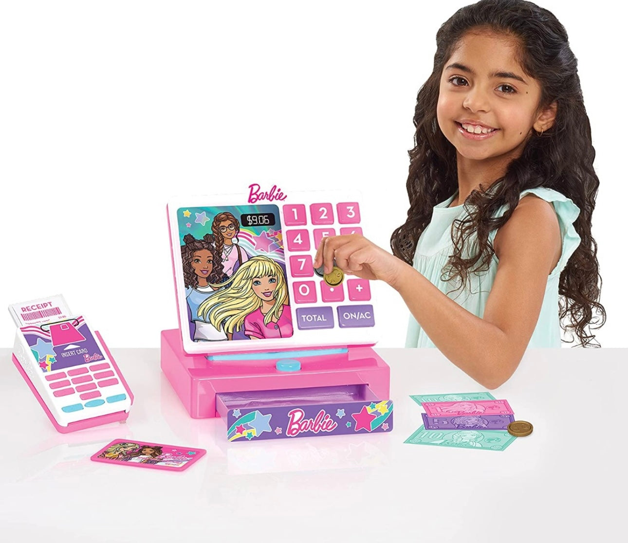 Caja registradora de barbie on sale