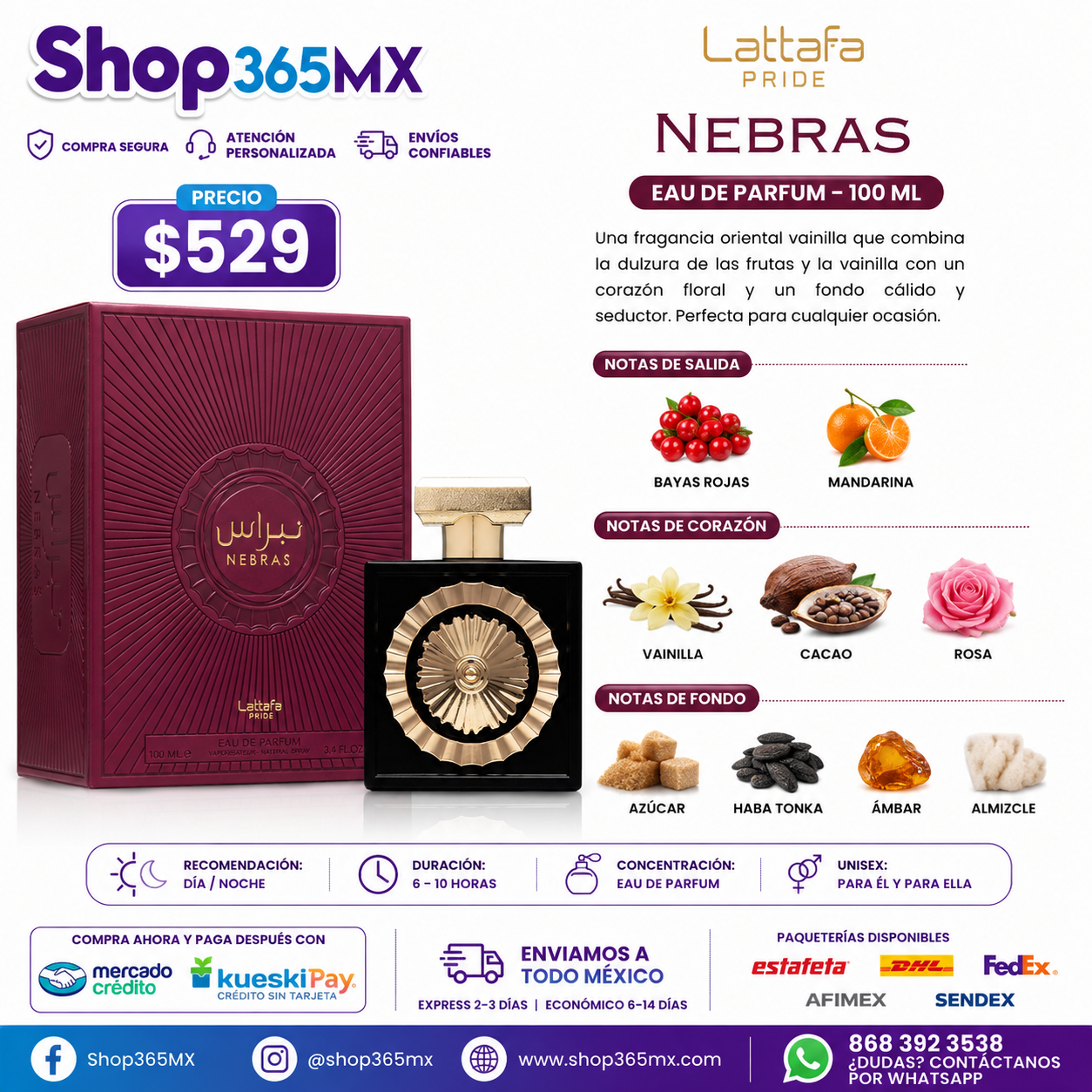 LATTAFA Pride Nebras EDP U 100ml