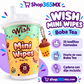 Wish Mini Wipes Boba Tea – 25 Toallitas Húmedas con Dije