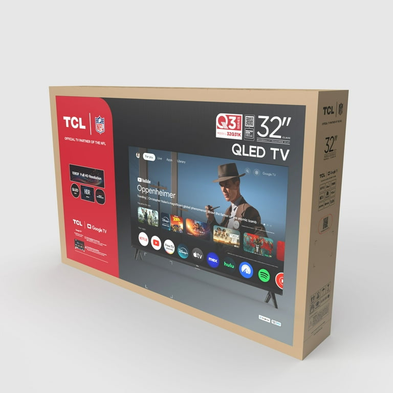 TCL 32" Serie Q31K QLED 1080P FHD Smart Google TV (Nuevo 2025) - 32Q31K