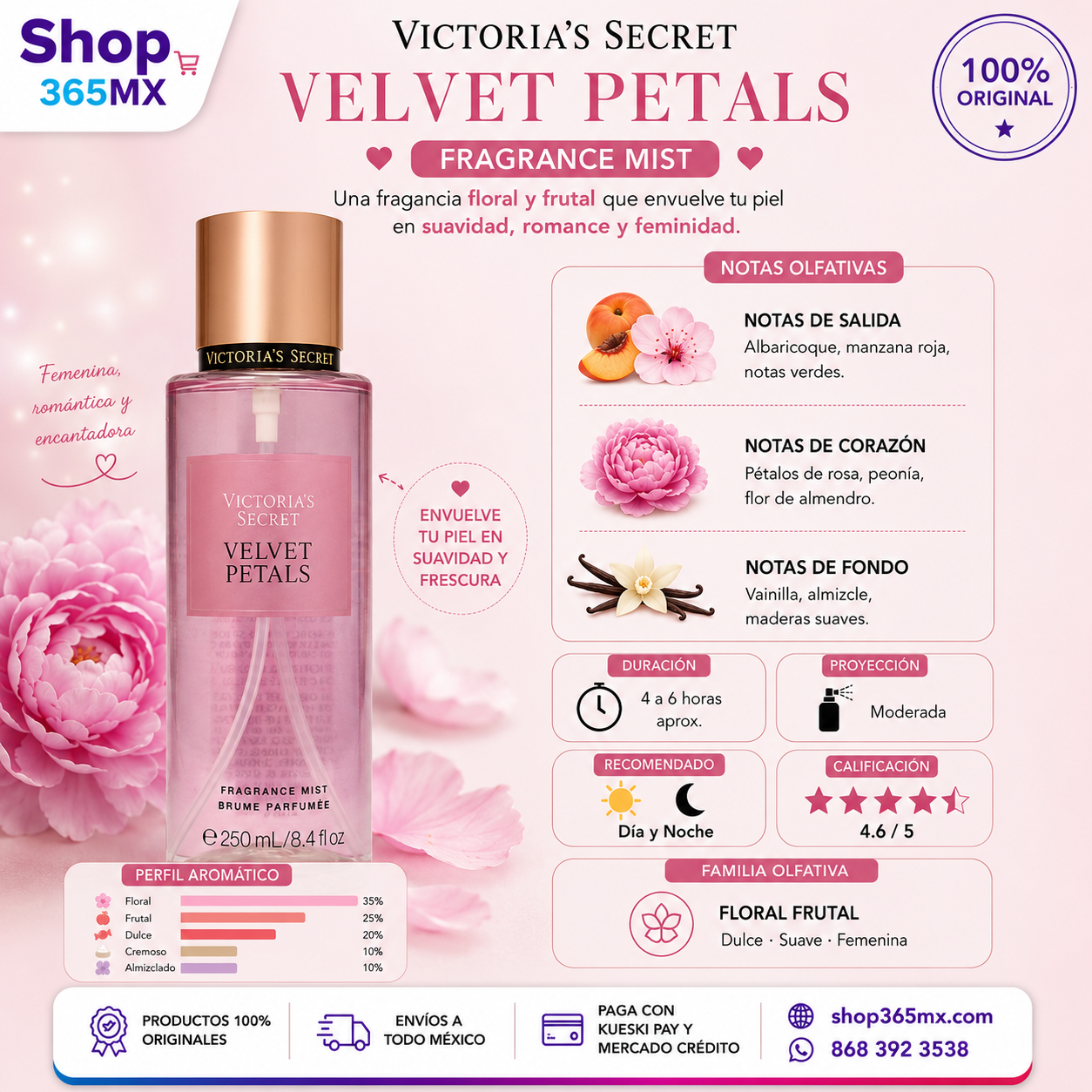Body Mist Velvet Petals Victoria’s Secret