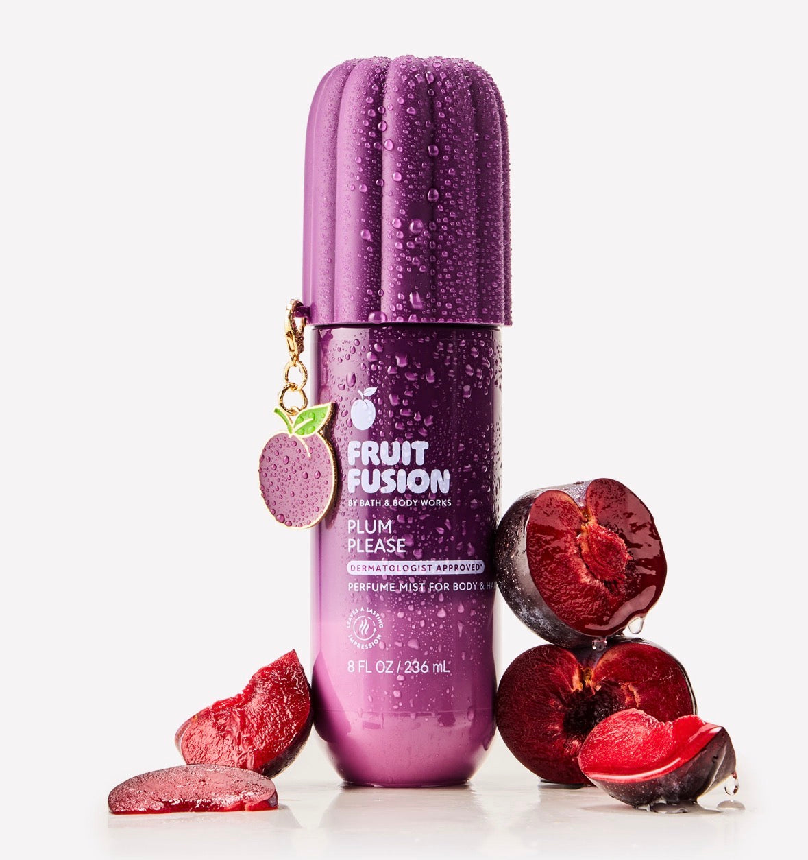 Bath & Body Works Fruit Fusion Plum Please Perfume Mist para Cuerpo y Cabello 236 ml