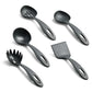 Tramontina Primaware Juego de Utensilios de Cocina Antiadherentes de 18 Piezas, Asfalto